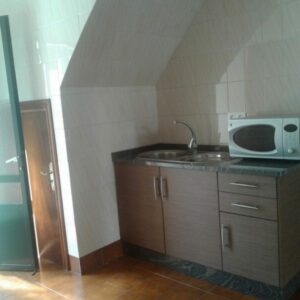 Cocina en Pensión Mar en Camino de Santiago